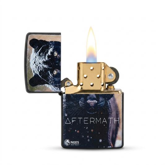 Nees “Aftermath Panther” Edition Flip Fire Windproof Lighter