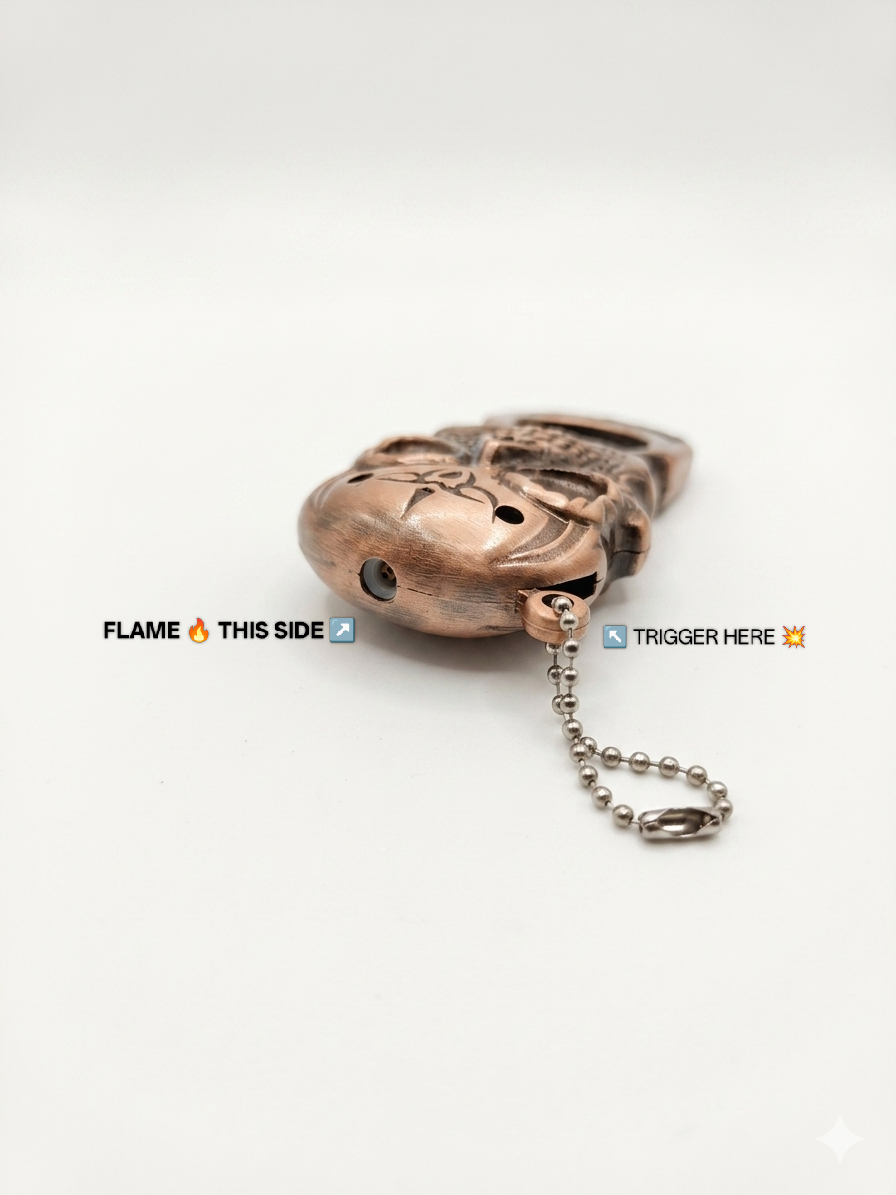 Skull Grip Storm Jet Flame Lighter
