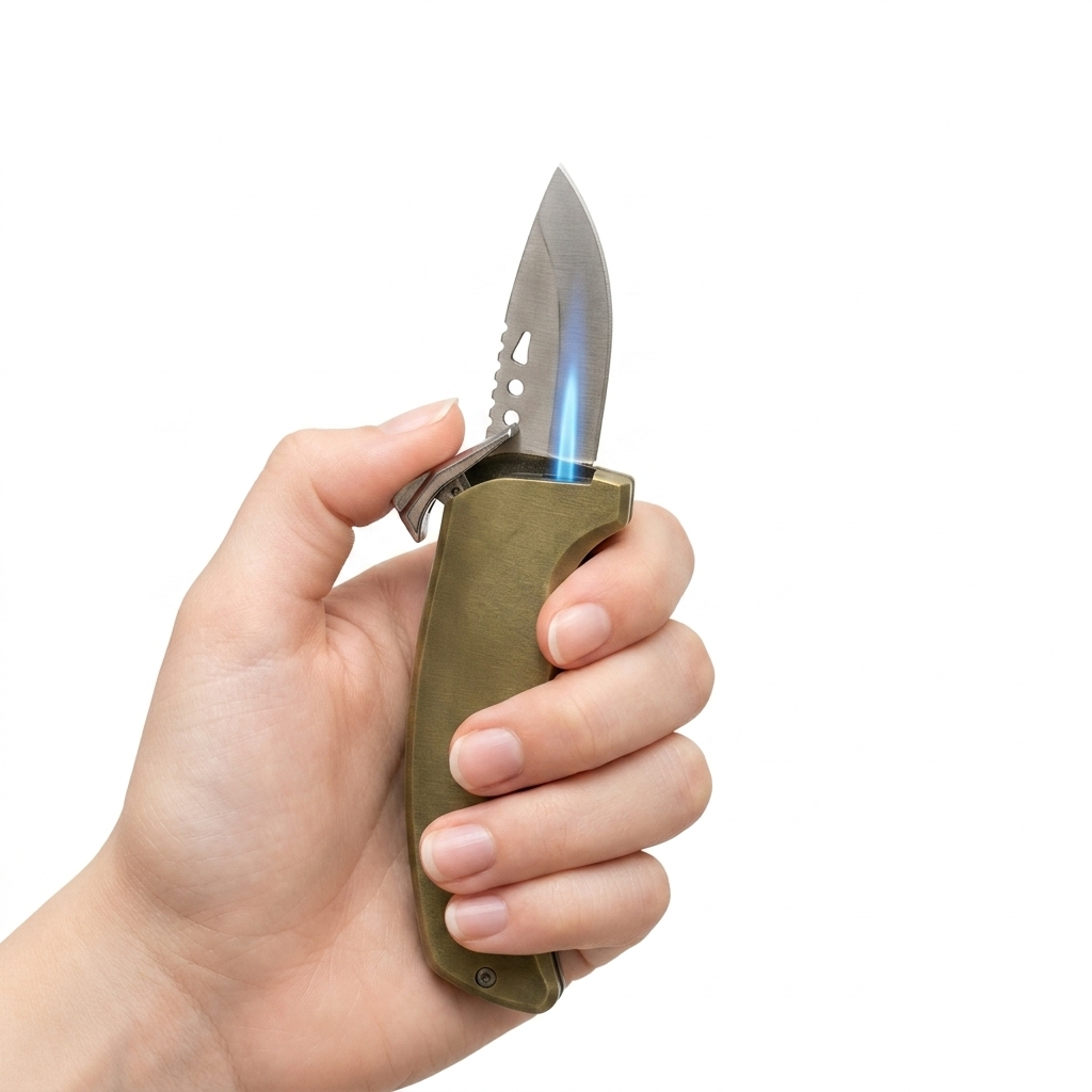 SkullStrike™ Tactical Multi-Tool Jet Flame Lighter
