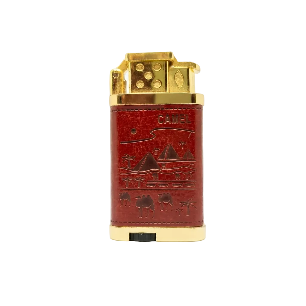 DesertKing™ Vintage Leather Jet Flame Lighter