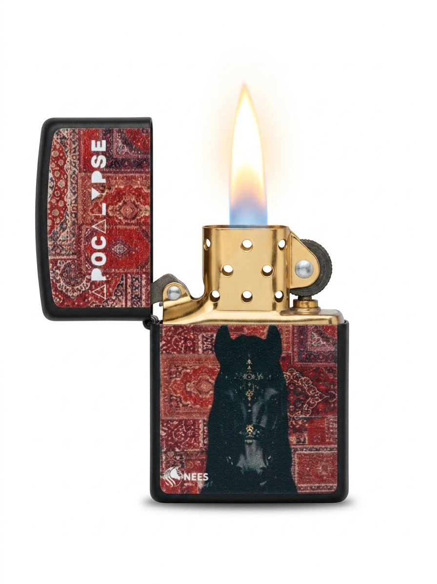 Nees “Apocalypse Noir” Edition Flip Fire Windproof Lighter