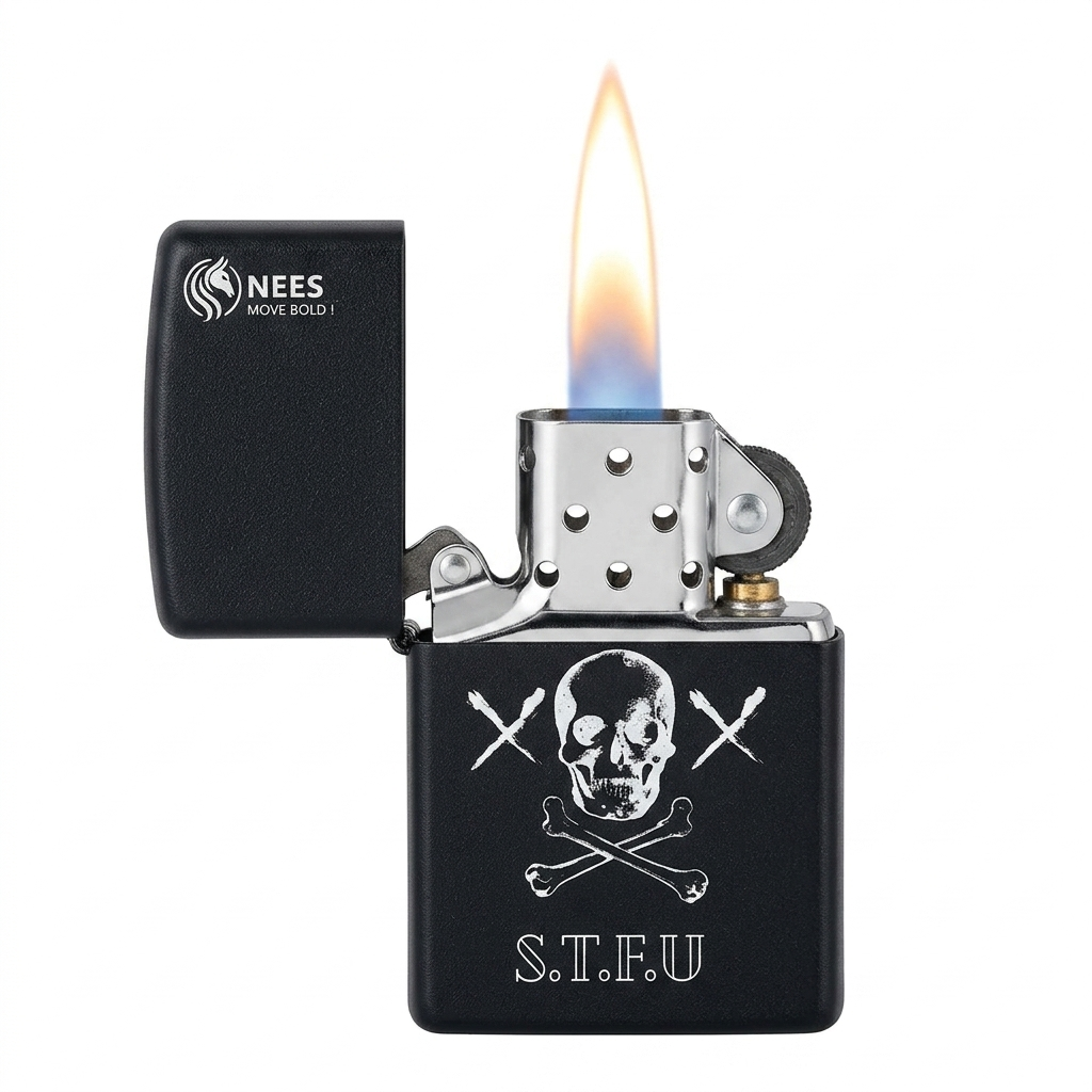STFU Skull – F.F Windproof Lighter