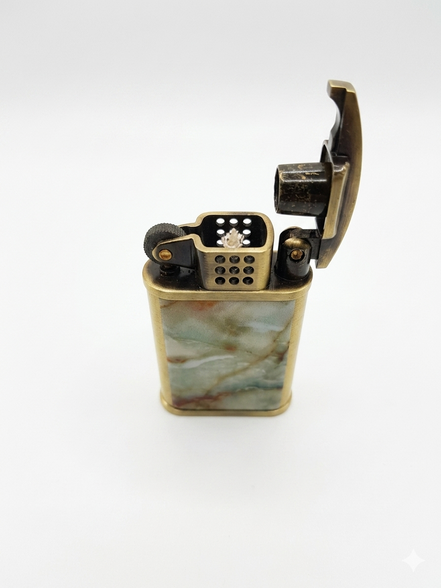 Premium Veined Marble  Edition – Luxe Windproof Lighter
